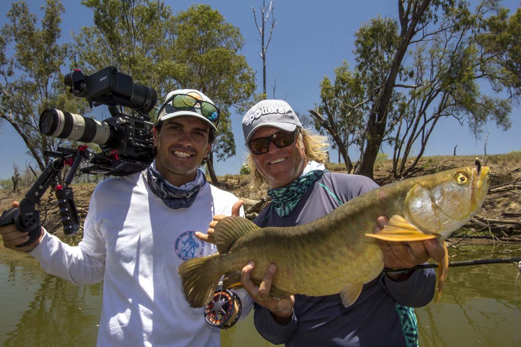 Kameramann Benny Godfrey hat tolle Aufnahmen von Angler Brett Wilson auf der Kamera festgehalten. Foto: Rise Fly Fishing