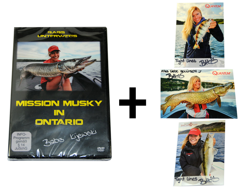 Gewinnt eine von insgesamt drei neuen DVDs von Babs Kijewski. Außerdem erhalten die Gewinner noch eine signierte Autogrammkarte.